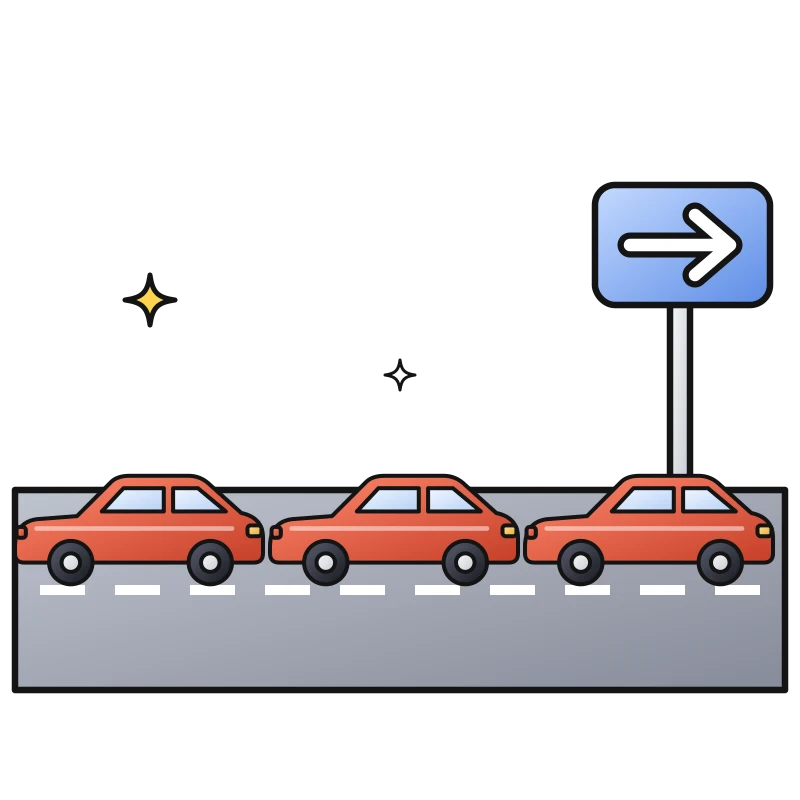 Illustration flotte auto